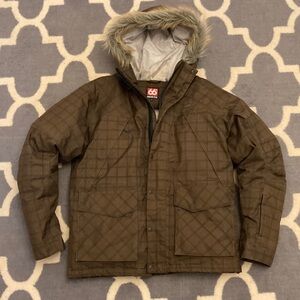 66 North Down Parka men’s size Large.